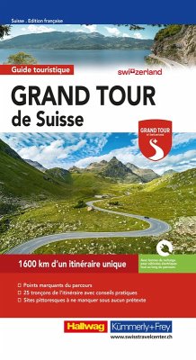 Cover Hallwag Reiseführer Grand Tour de Suisse, französische Ausgabe