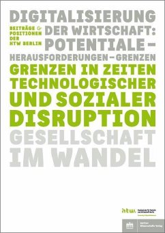 Cover Grenzen in Zeiten technologischer und sozialer Disruption (eBook, PDF)