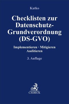 Cover Checklisten zur Datenschutz-Grundverordnung (DS-GVO)