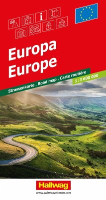 Cover Hallwag Strassenkarte Europa 1:3,6 Mio.