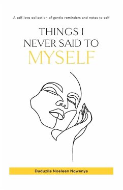 Cover Things I Never Said To Myself (English)