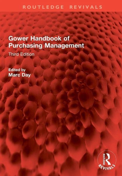 Gower Handbook of Purchasing Management Gower Handbook of Purchasing Management