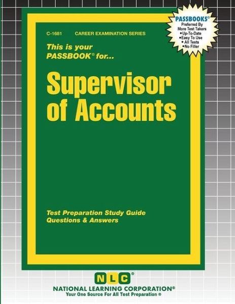 Supervisor of Accounts Supervisor of Accounts
