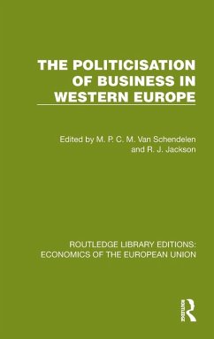 Cover The Politicisation of Business in Western Europe