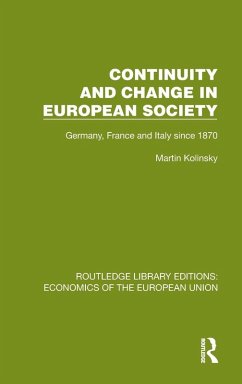 Continuity and Change in European Society - Kolinsky, Martin
