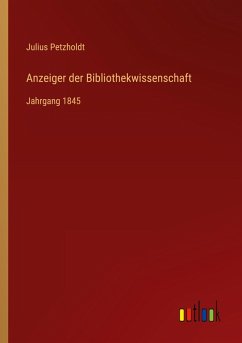 Cover Anzeiger der Bibliothekwissenschaft