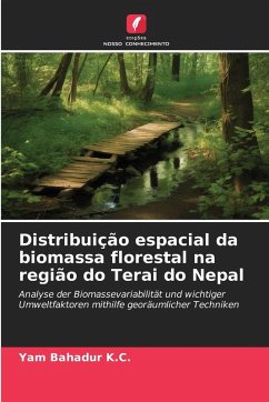 Cover Distribuição espacial da biomassa florestal na região do Terai do Nepal
