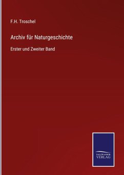Cover Archiv für Naturgeschichte