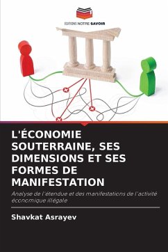 L'ÉCONOMIE SOUTERRAINE, SES DIMENSIONS ET SES FORMES DE MANIFESTATION - Asrayev, Shavkat