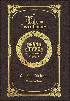 Cover Large Print - A Tale of Two Cities, Volume 2 of 2 - Grand Type Collector's Edition - Matte Hardcover with Dust Jacket