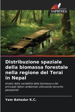 Cover Distribuzione spaziale della biomassa forestale nella regione del Terai in Nepal