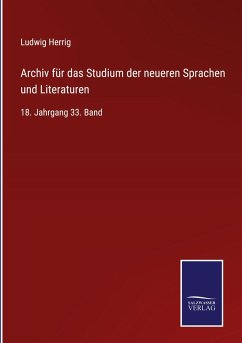 Cover Archiv für das Studium der neueren Sprachen und Literaturen