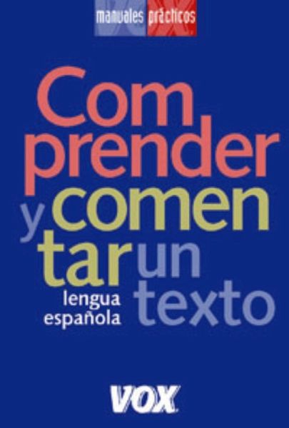 Comprender y comentar un texto (eBook, PDF) Comprender y comentar un texto (eBook, PDF)