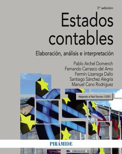 Estados contables (eBook, PDF) - Archel Domench, Pablo; Carrasco del Amo, Fernando; Lizarraga Dallo, Fermín; Sánchez Alegría, Santiago; Cano Rodríguez, Manuel