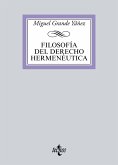 Filosofía del Derecho hermenéutica (eBook, ePUB)