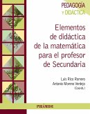 Elementos de didáctica de la matemática para el profesor de Secundaria (eBook, PDF)