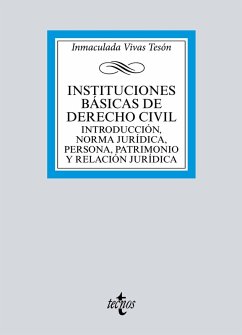 Instituciones básicas de derecho civil (eBook, ePUB) - Vivas Tesón, Inmaculada