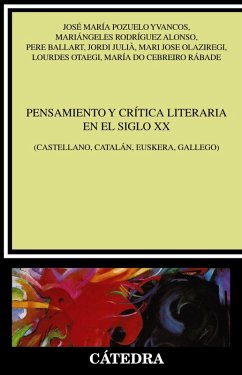 Cover Pensamiento y crítica literaria en el siglo XX (eBook, ePUB)