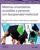 Materias universitarias accesibles a personas con discapacidad intelectual (eBook, ePUB)