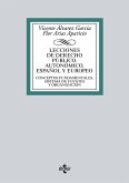 Lecciones de Derecho Público. Autonómico, español y europeo (eBook, ePUB)