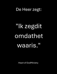 De Heer zegt: De Heer zegt: