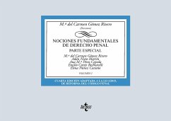 Nociones fundamentales de Derecho Penal (eBook, PDF) - Gómez Rivero, Mª del Carmen; Nieto Martín, Adán; Cortés Bechiarelli, Emilio; Núñez Castaño, Elena Nociones fundamentales de Derecho Penal (eBook, PDF) - Gómez Rivero, Mª del Carmen; Nieto Martín, Adán; Cortés Bechiarelli, Emilio; Núñez Castaño, Elena