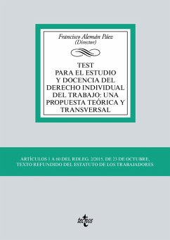 Cover Test para el estudio y docencia del derecho individual del trabajo: una propuesta teórica y transversal (eBook, ePUB)