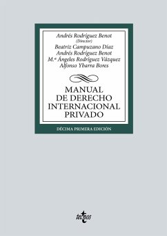 Manual de Derecho Internacional privado (eBook, ePUB) - Rodríguez Benot, Andrés; Campuzano Díaz, Beatriz; Rodríguez Vázquez, Mª Ángeles; Ybarra Bores, Alfonso