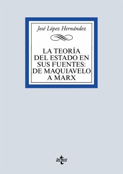 La teoría del Estado en sus fuentes: de Maquiavelo a Marx (eBook, ePUB) - López Hernández, José