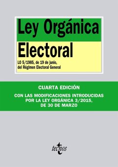 Ley Orgánica Electoral (eBook, PDF) - Editorial Tecnos