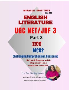 Cover English Literature UGC NET JRF 3