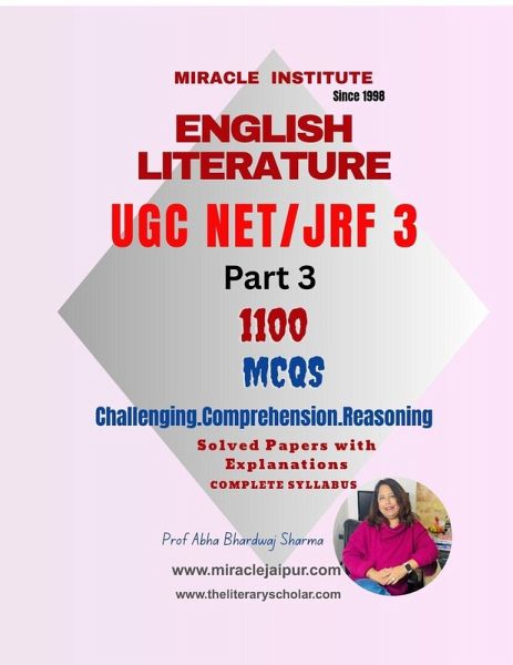 English Literature UGC NET JRF 3 English Literature UGC NET JRF 3