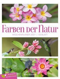 Cover Farben der Natur Wochenplaner Kalender 2027