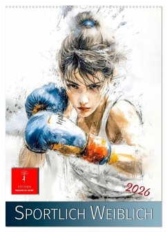 Sportlich Weiblich (Wandkalender 2026 DIN A2 hoch), CALVENDO Monatskalender