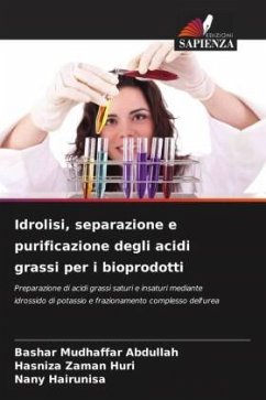 Cover Idrolisi, separazione e purificazione degli acidi grassi per i bioprodotti