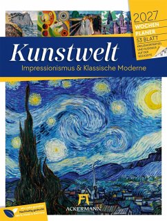 Cover Kunstwelt Wochenplaner Kalender 2027   Impressionismus und Klassische Moderne