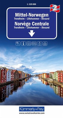 Kümmerly+Frey Regional-Strassenkarte 2 Mittel-Norwegen 1:325.000 Kümmerly+Frey Regional-Strassenkarte 2 Mittel-Norwegen 1:325.000