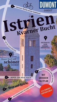 Cover DUMONT direkt Reiseführer Istrien, Kvarner Bucht