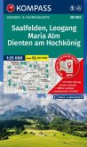 KOMPASS Wanderkarte 083 Saalfelden, Leogang, Maria Alm, Dienten am Hochkönig 1:25.000