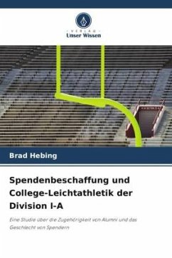 Cover Spendenbeschaffung und College-Leichtathletik der Division I-A