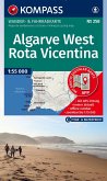 KOMPASS Wanderkarte 258 Algarve West, Costa Vicentina - Fischerpfad 1:55.000