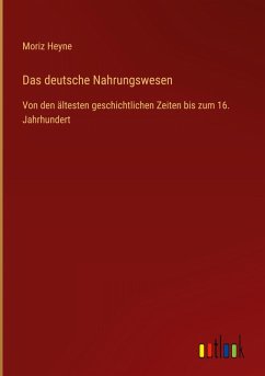 Cover Das deutsche Nahrungswesen