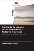 Déclin de la grande outarde indienne - Ardeotis nigriceps