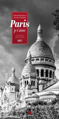 Cover Paris, je t'aime Literatur-Kalender 2027