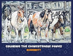 Cover Coloring the Chincoteague Ponies