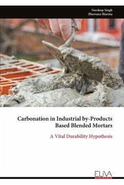 Cover Carbonation in Industrial by-Products Based Blended Mortars