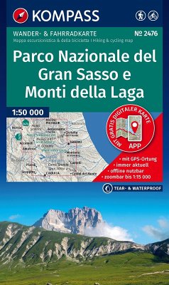 KOMPASS Wanderkarte 2476 Parco Nazionale del Gran Sasso e Monti della Laga 1:50.000 KOMPASS Wanderkarte 2476 Parco Nazionale del Gran Sasso e Monti della Laga 1:50.000