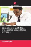 Garantia de qualidade em escolas secundárias privadas