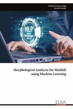 Cover Morphological Analyzer for Maithili using Machine Learning