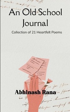 Cover An Old School Journal Collection of 21 Heartfelt Poems